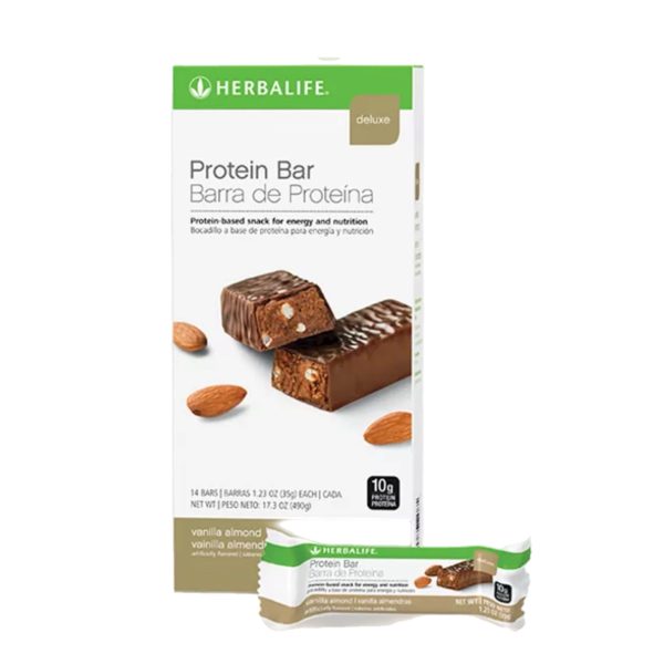 Almond vanilla protein bars 14 bars in a box