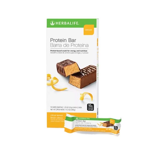 Lemon protein bars 14 bars in a box