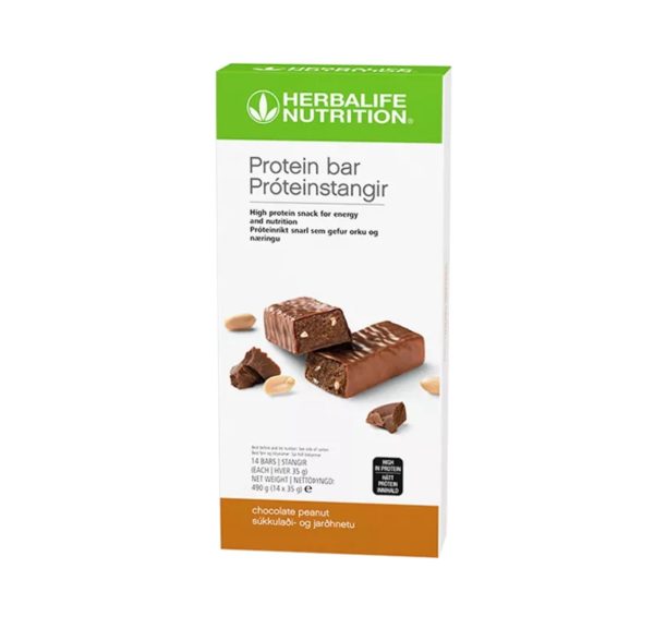 Peanut chocolate protein bars 14 bars in a box